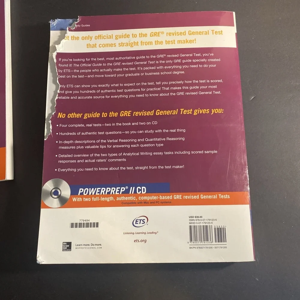 The Official Guide to the GRE by Educational Testing Service (2012, CD-ROM /...